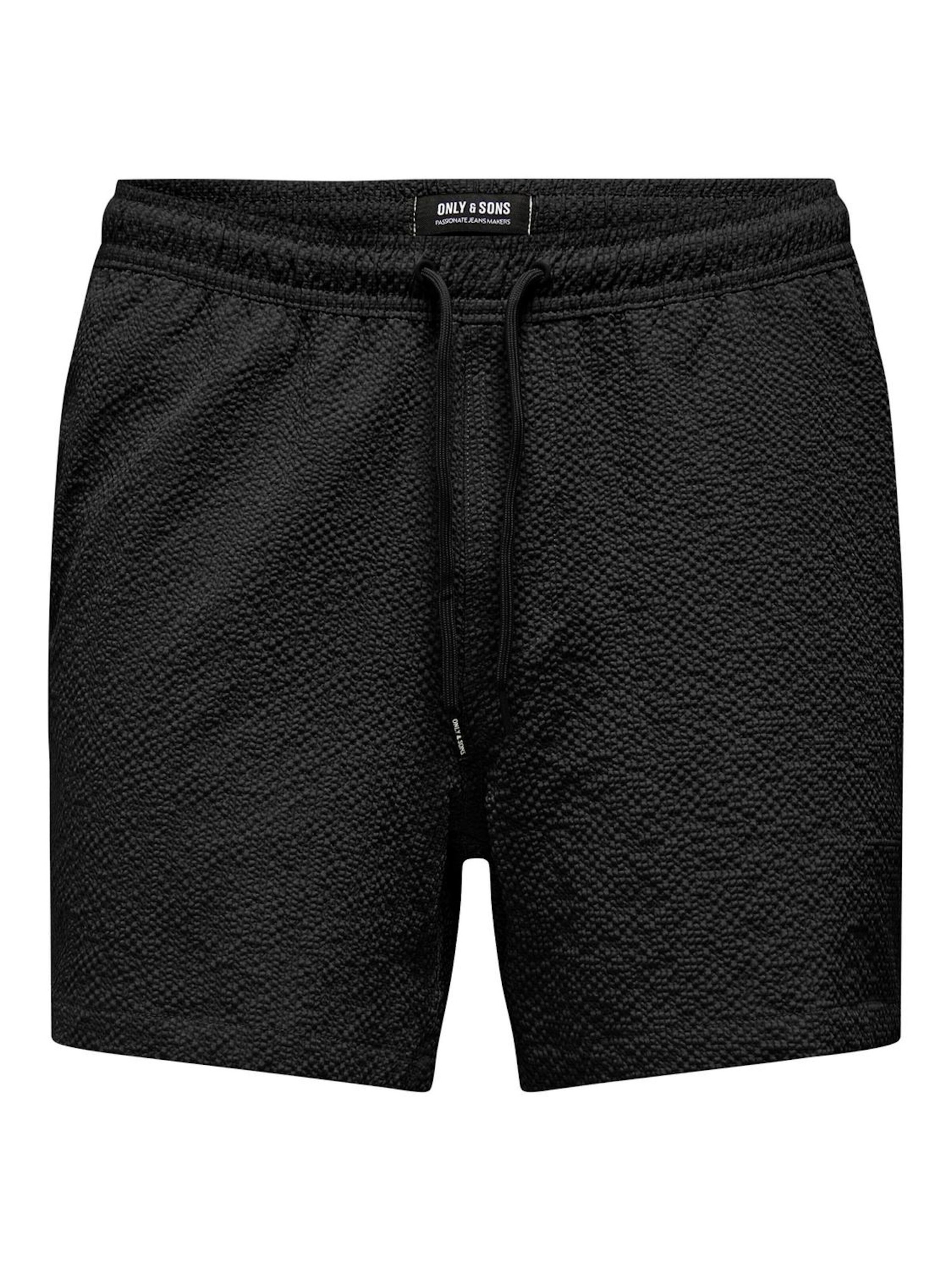 Only & Sons Swimming shorts 'Ted' in Black: front