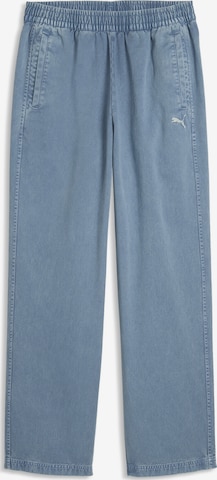 Pantalon de sport PUMA en bleu : devant