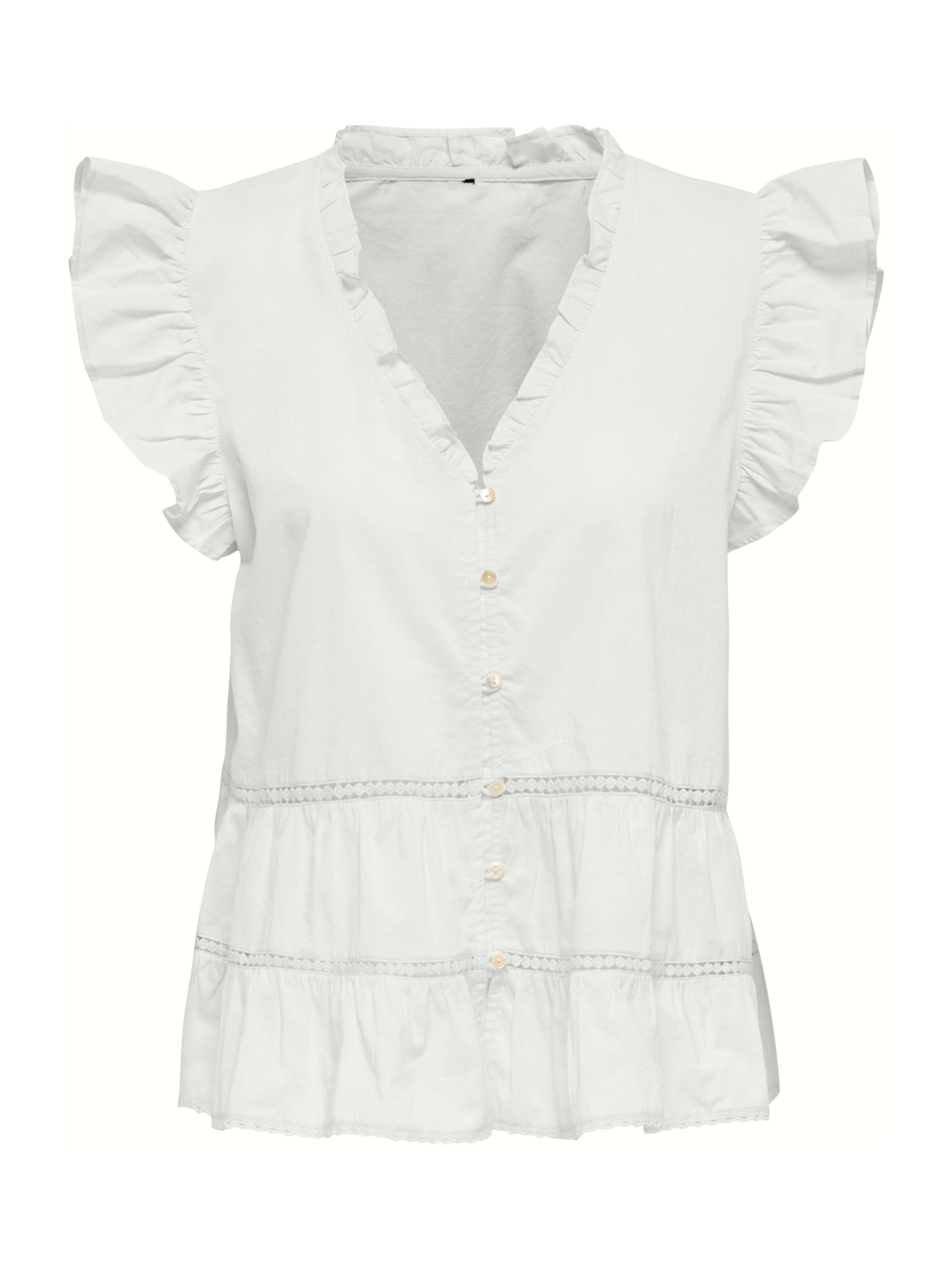 JDY Bluse 'JDYJULIA' in weiß, Produktansicht