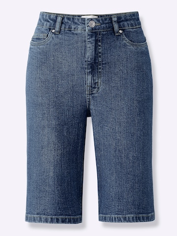 Coupe slim Jean heine en bleu : devant