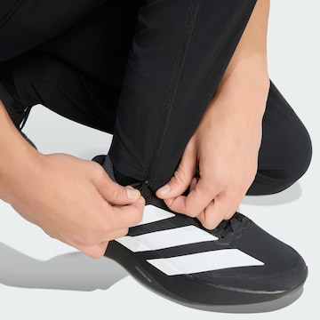 ADIDAS PERFORMANCE Tapered Sports trousers 'Real Madrid Tiro Travel' in Black