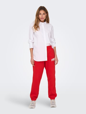 ONLY Конический (Tapered) Штаны 'ONLDeborah' в Красный