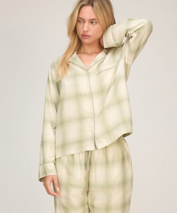 Hunkemöller Slaapshirt in Groen: voorkant