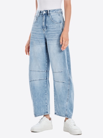 Imily Bela Baggy Jeans in Blau: Vorderseite