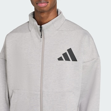 ADIDAS SPORTSWEAR Sports sweat jacket 'Z.N.E.' in Grey
