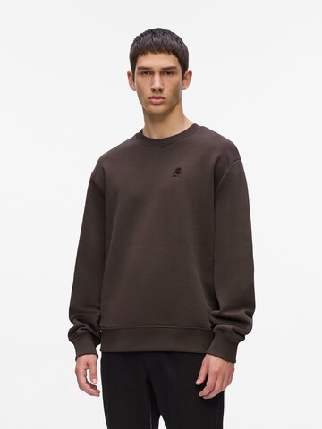Karl Lagerfeld Sweatshirt i brun: forside