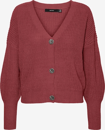 VERO MODA Knit cardigan 'Lea' in Pink: front