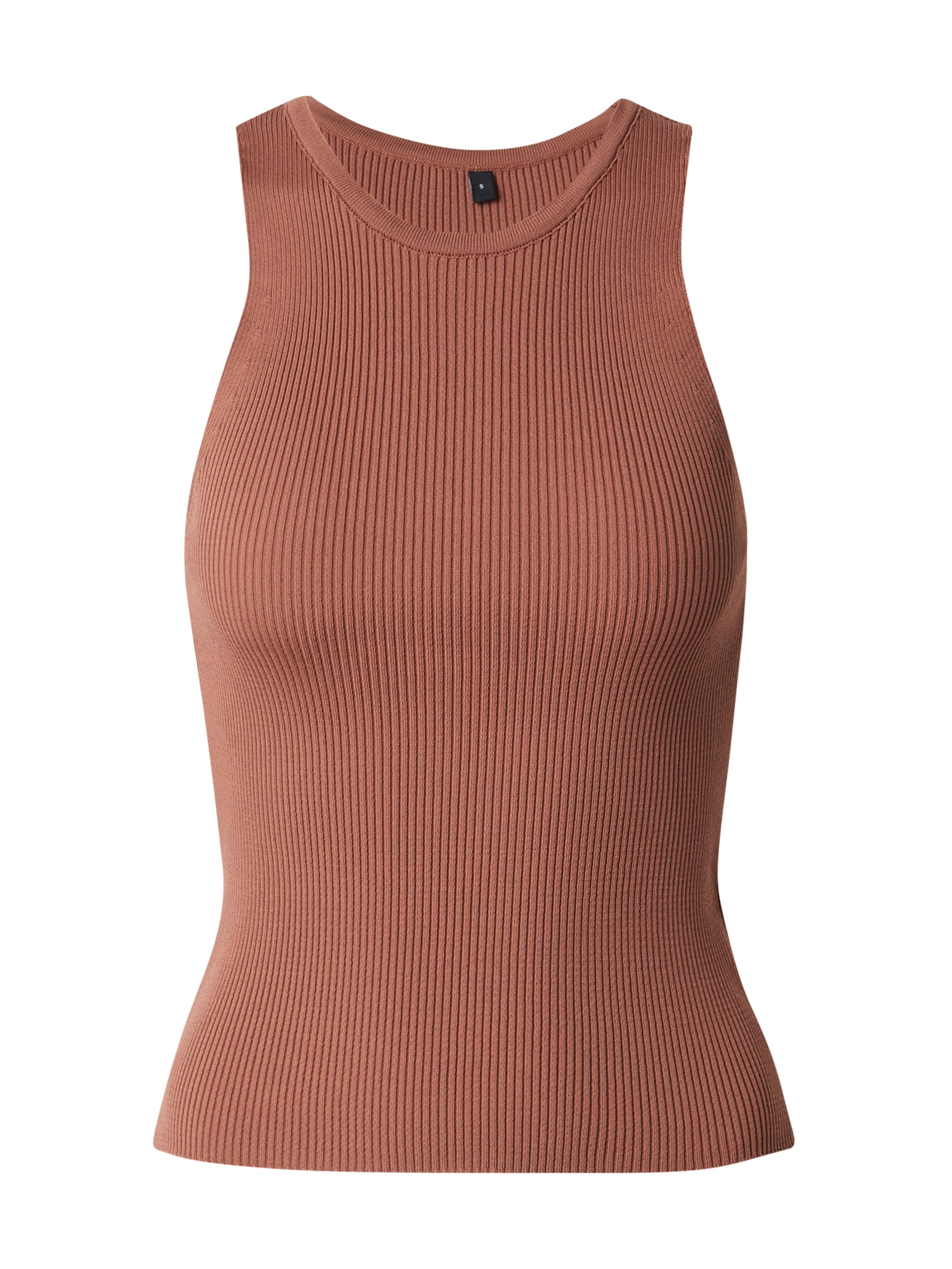 Trendyol - Top de punto en marrón: frente