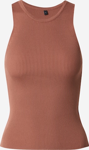 Trendyol Neuletoppi värissä ruskea: etupuoli