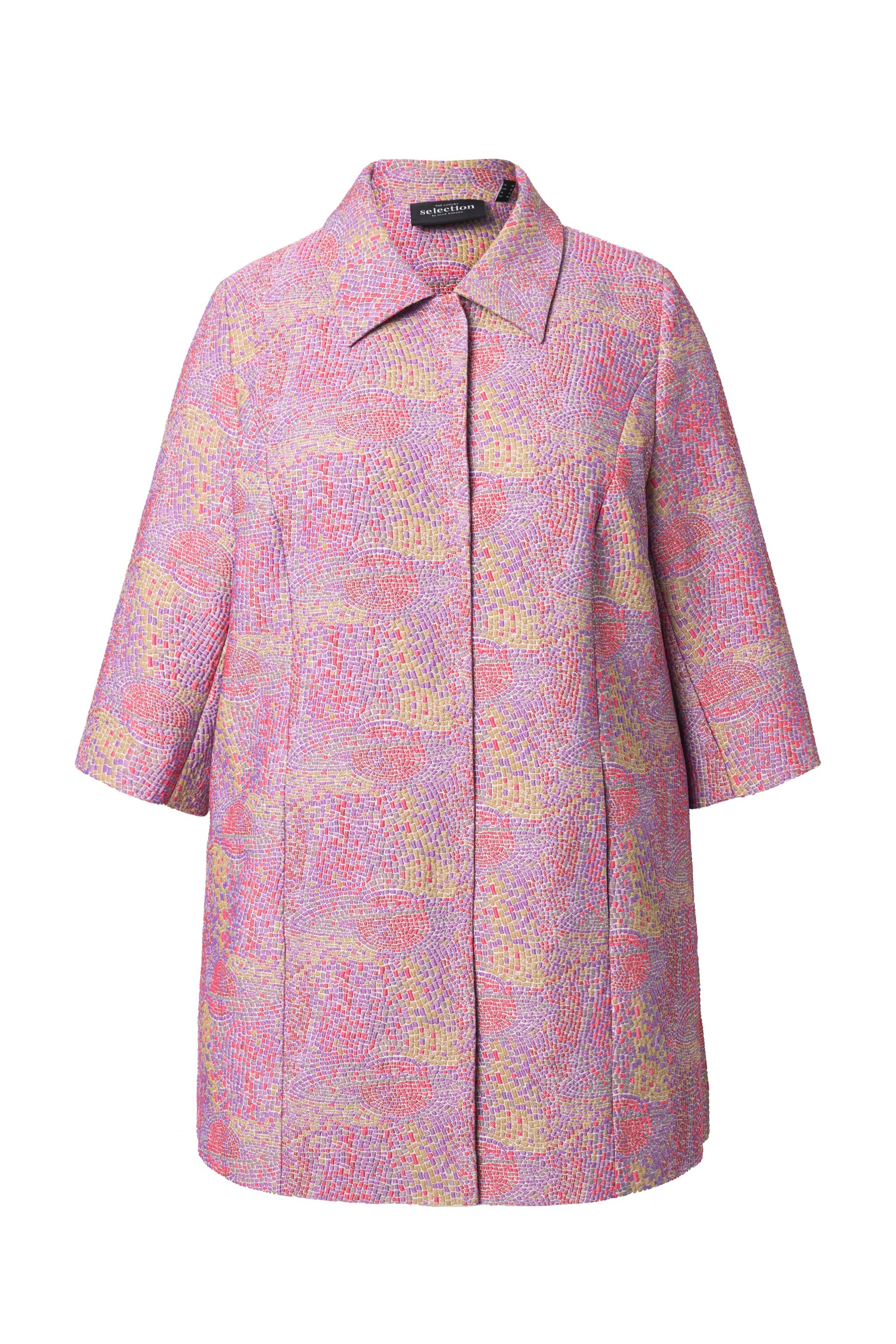 Ulla Popken Tussenjas in Lila: voorkant