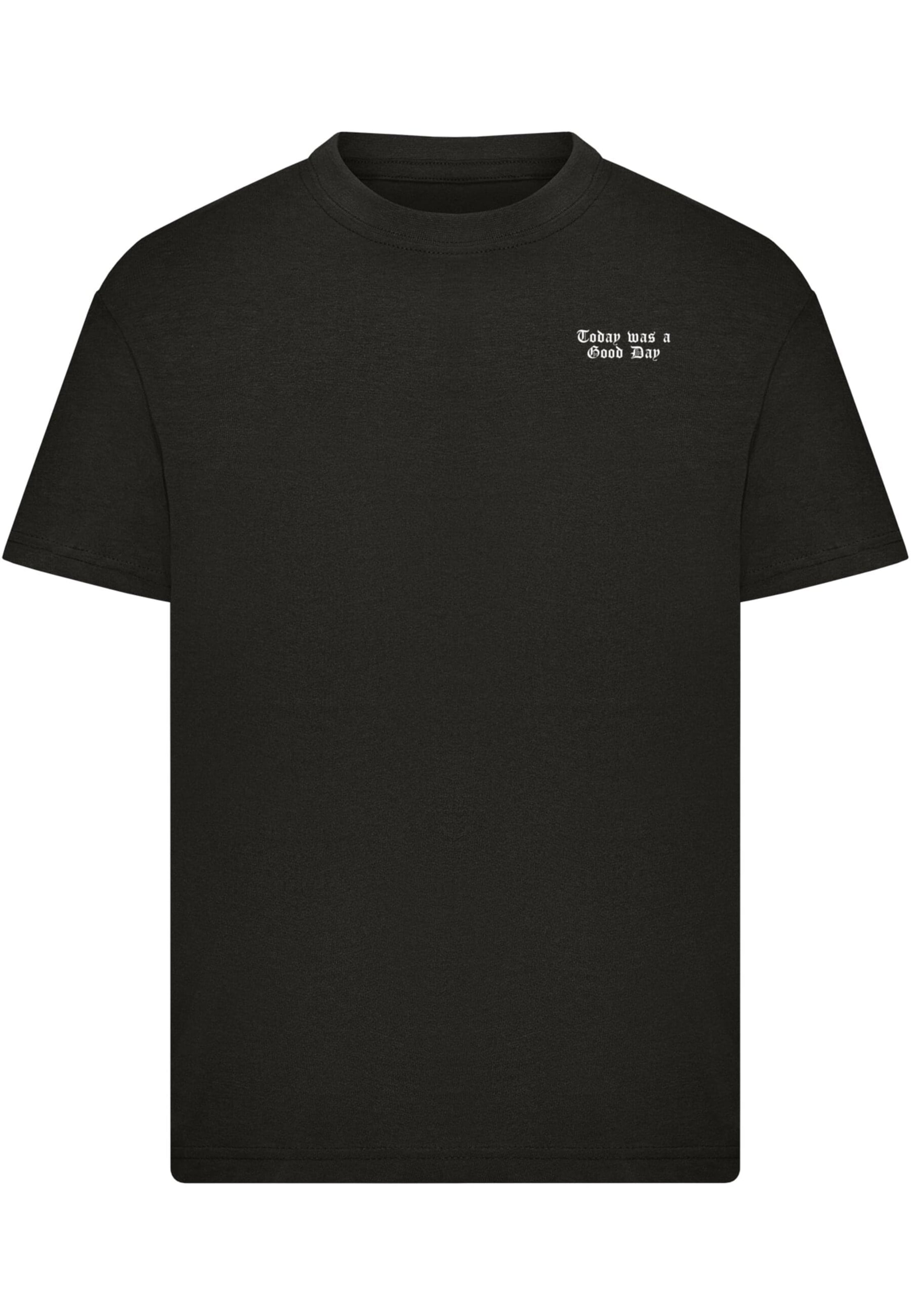 Mister Tee - Camiseta 'Good Day Palm Tree' en negro: frente