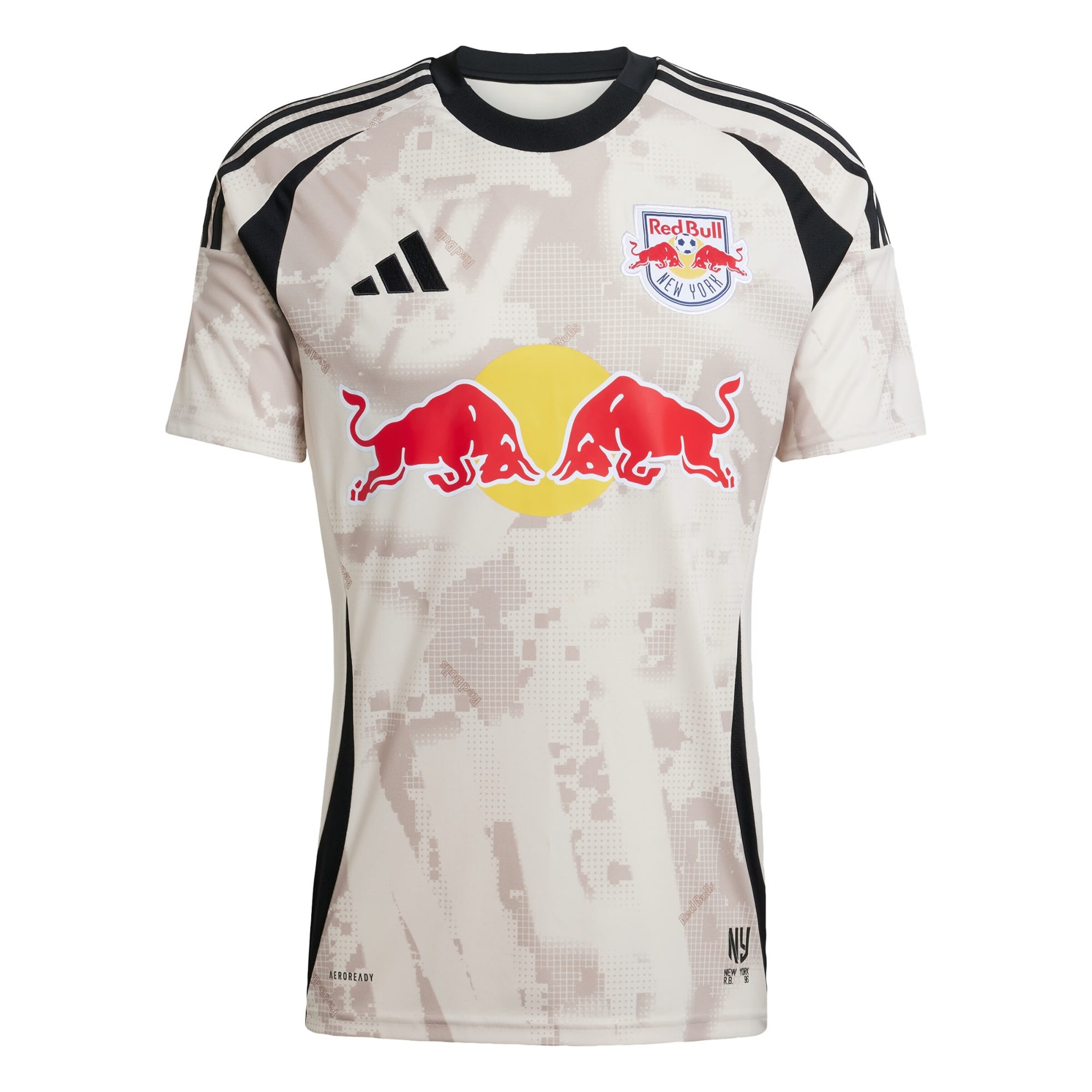 ADIDAS PERFORMANCE Functioneel shirt 'New York Red Bulls 25/26' in Beige: voorkant