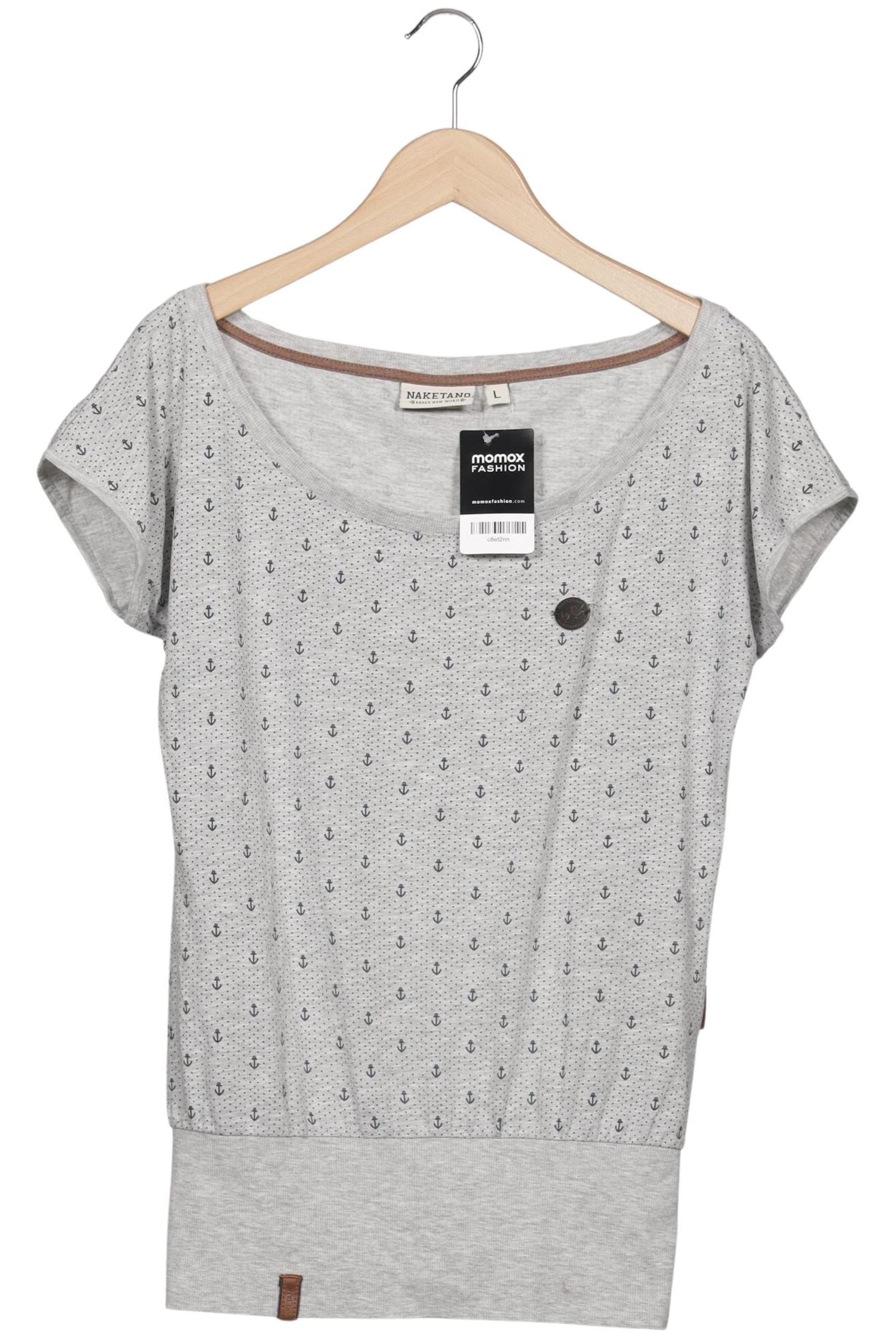 naketano Top & Shirt in L in Grey: front