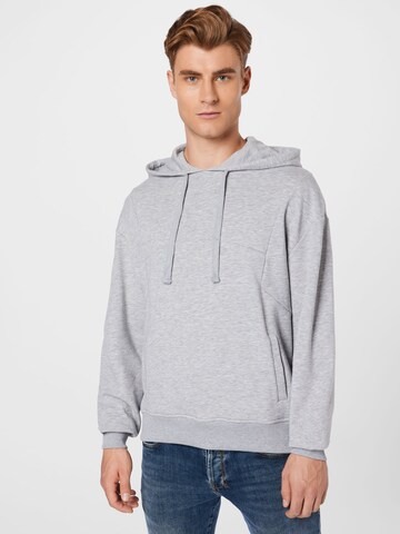 Sweat-shirt NU-IN en gris : devant