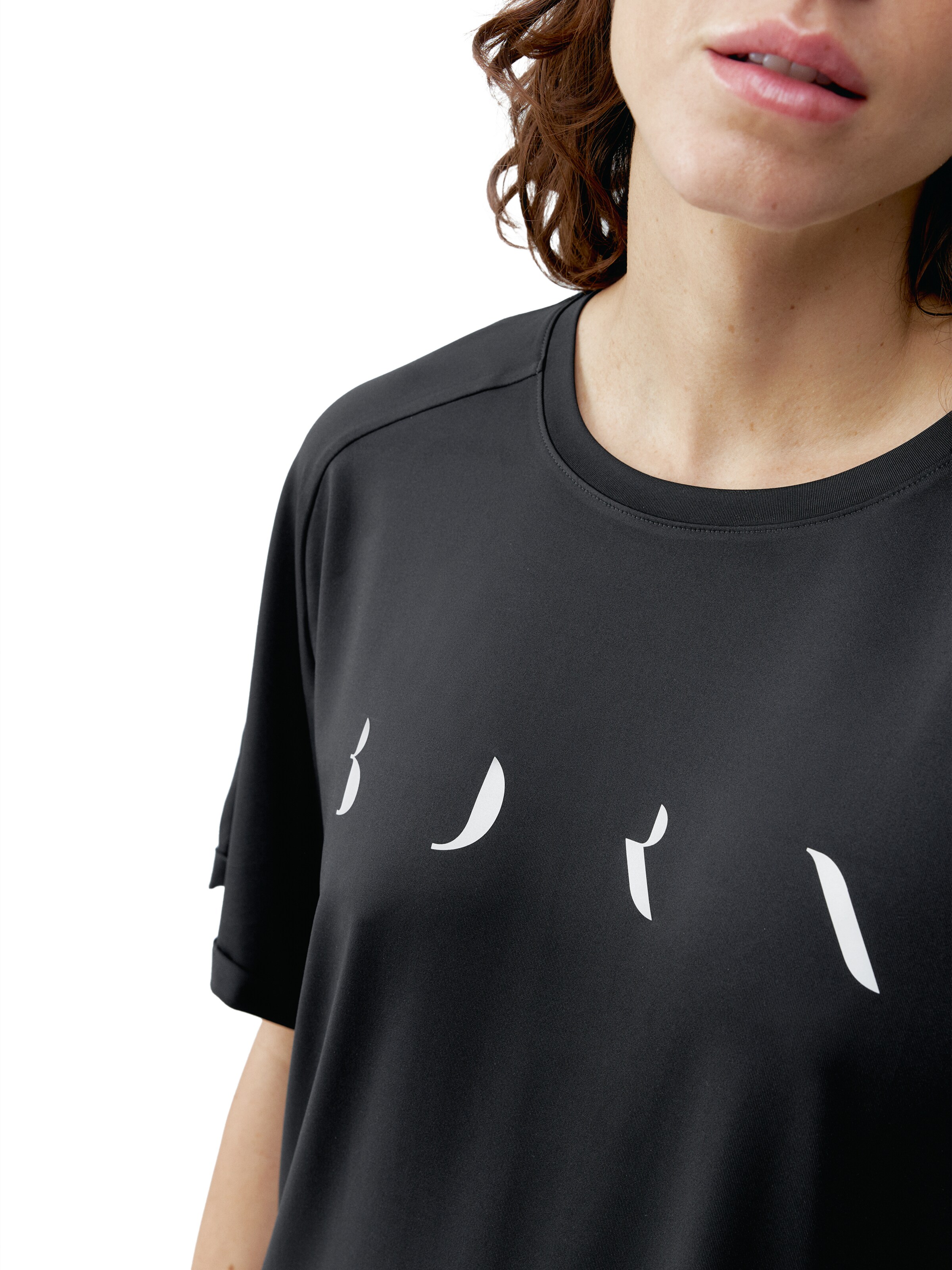 Born Loose fit Shirt ' Vero ' in Black