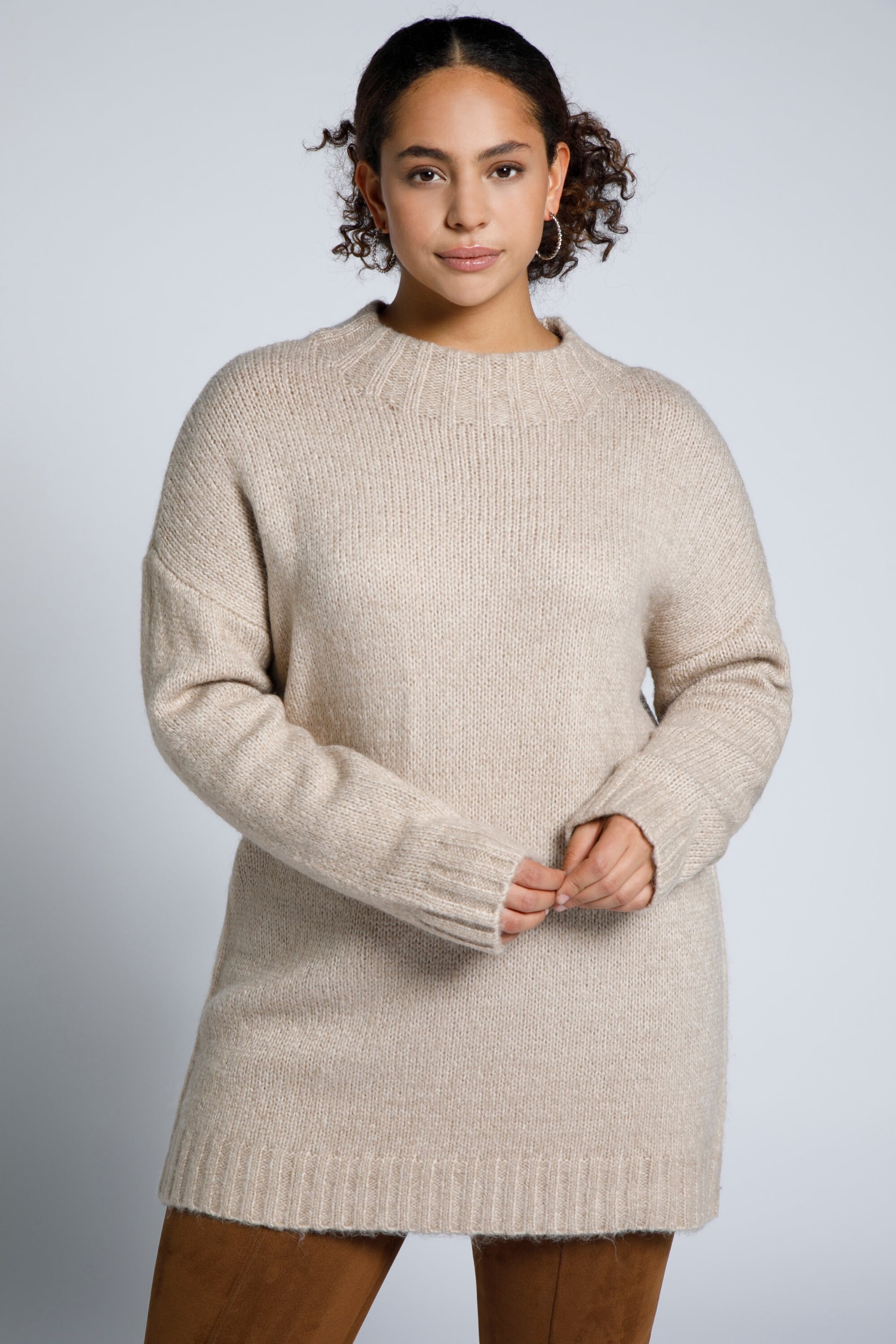 Frauen Pullover & Strick Studio Untold Pullover in Hellbeige - JV88005 Frauen Pullover & Strick Studio Untold Pullover in Hellbeige - JV88005
