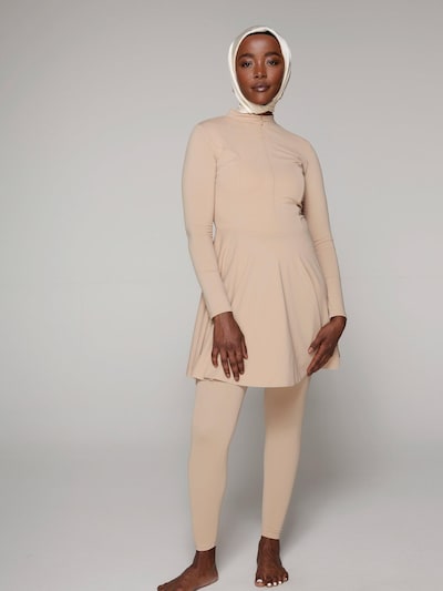 SIYA Swimwear Badeanzug 'East – Burkini/Modest' in beige, Produktansicht