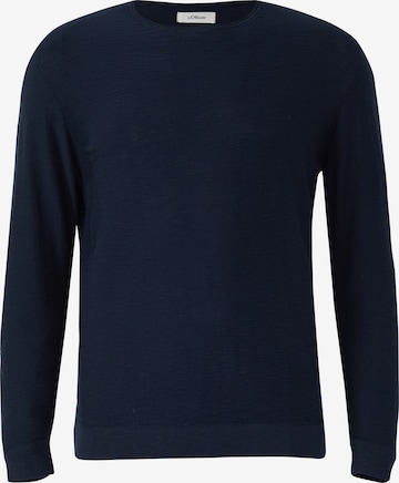s.Oliver Pullover in Blau: Vorderseite