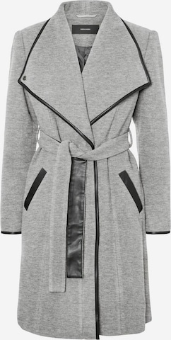 VERO MODA Between-Seasons Coat in Grey: front