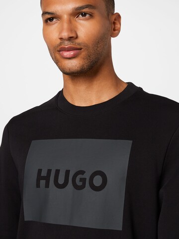 HUGO Sweatshirt 'Duragol' in Zwart
