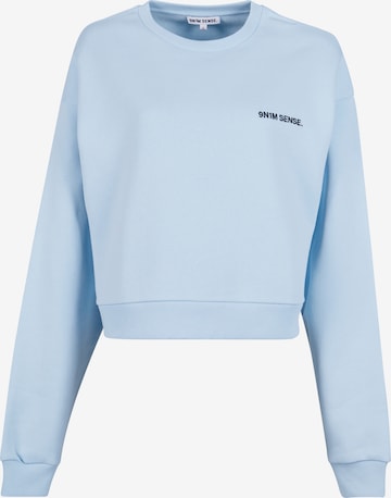 9N1M SENSE Sweatshirt i blå: framsida