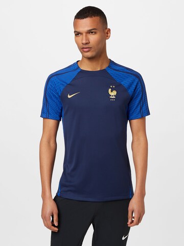 NIKE Dres 'Frankreich' - Modrá: predná strana