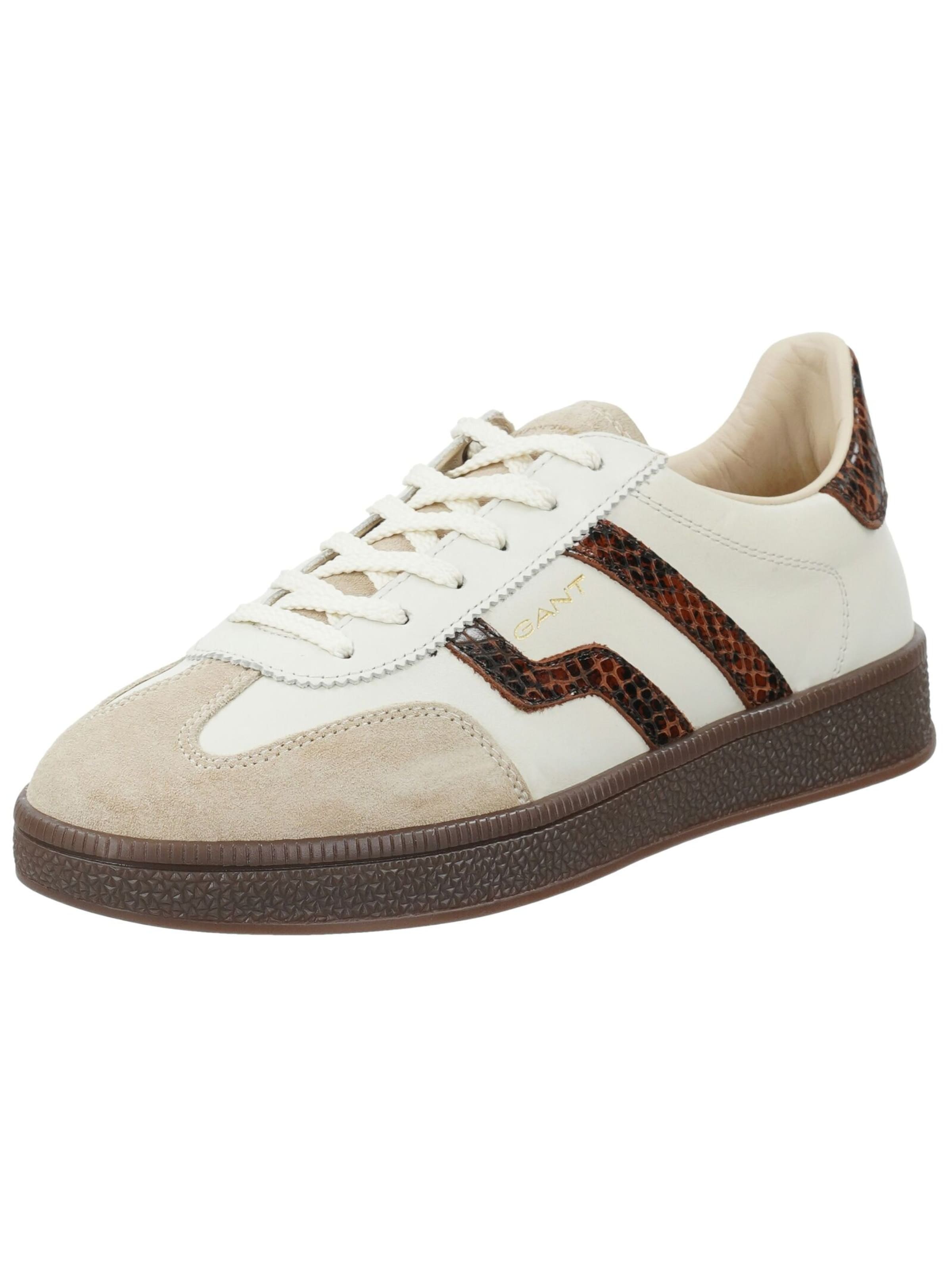 Baskets basses GANT en blanc : devant