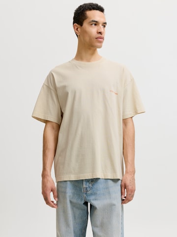 JACK & JONES Shirt in Beige: front