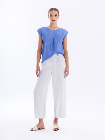 Haris Cotton - regular Pantalón 'Haris' en blanco