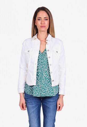 Le Temps Des Cerises Between-Season Jacket in White: front