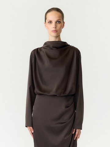 YAS Dress 'PELLA' in Brown