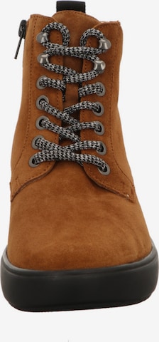 WALDLÄUFER Lace-Up Ankle Boots in Brown