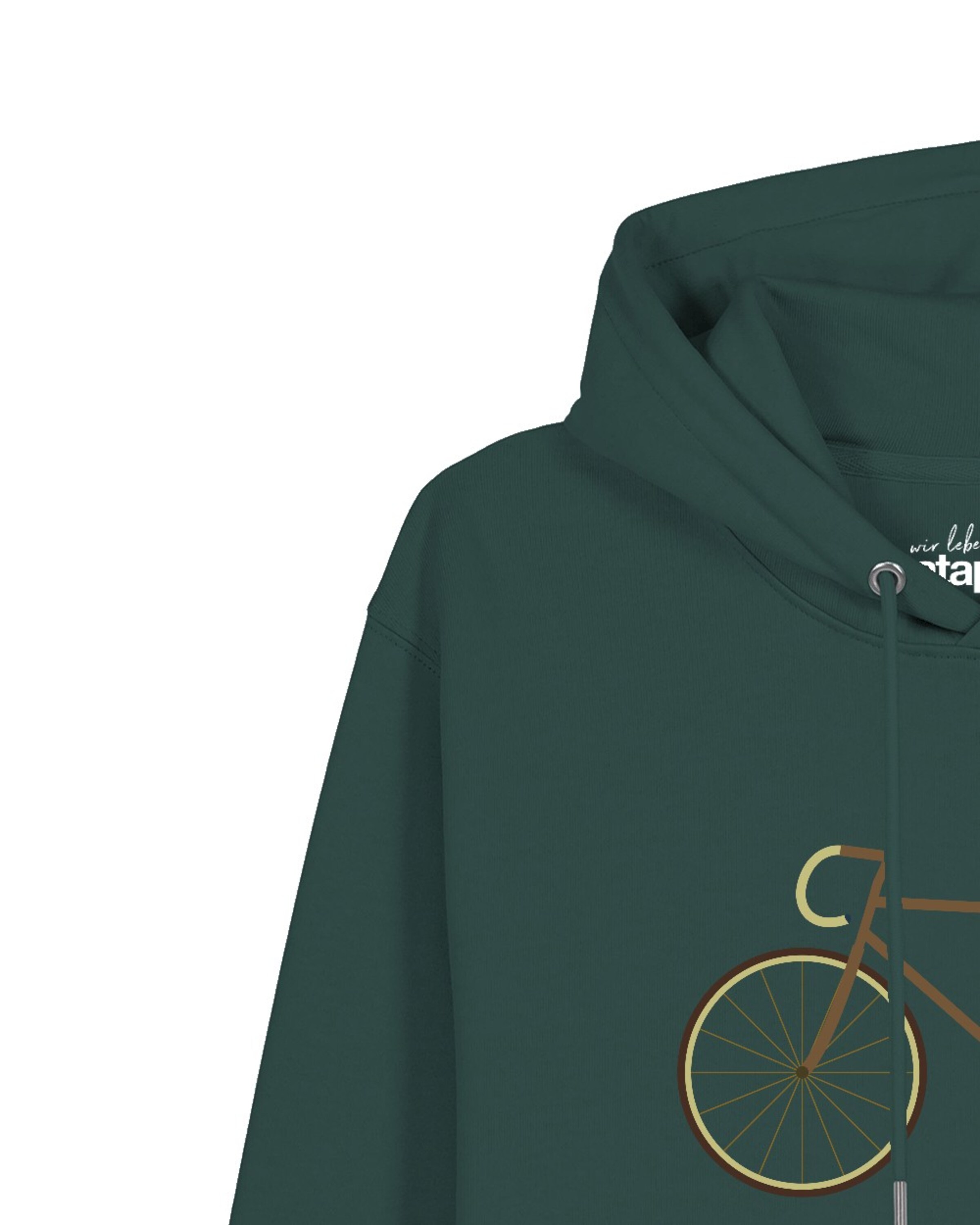 Felpa 'Fahrrad' di Watapparel in verde