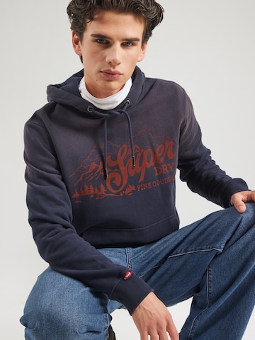 Sweat-shirt Superdry en bleu
