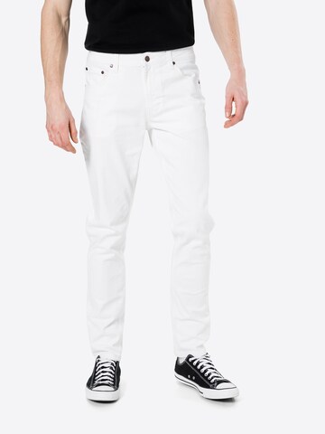 Denim Project Slimfit Jeans 'Mr. Red' i hvit: forside