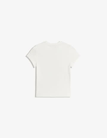 Bershka T-shirt i vit