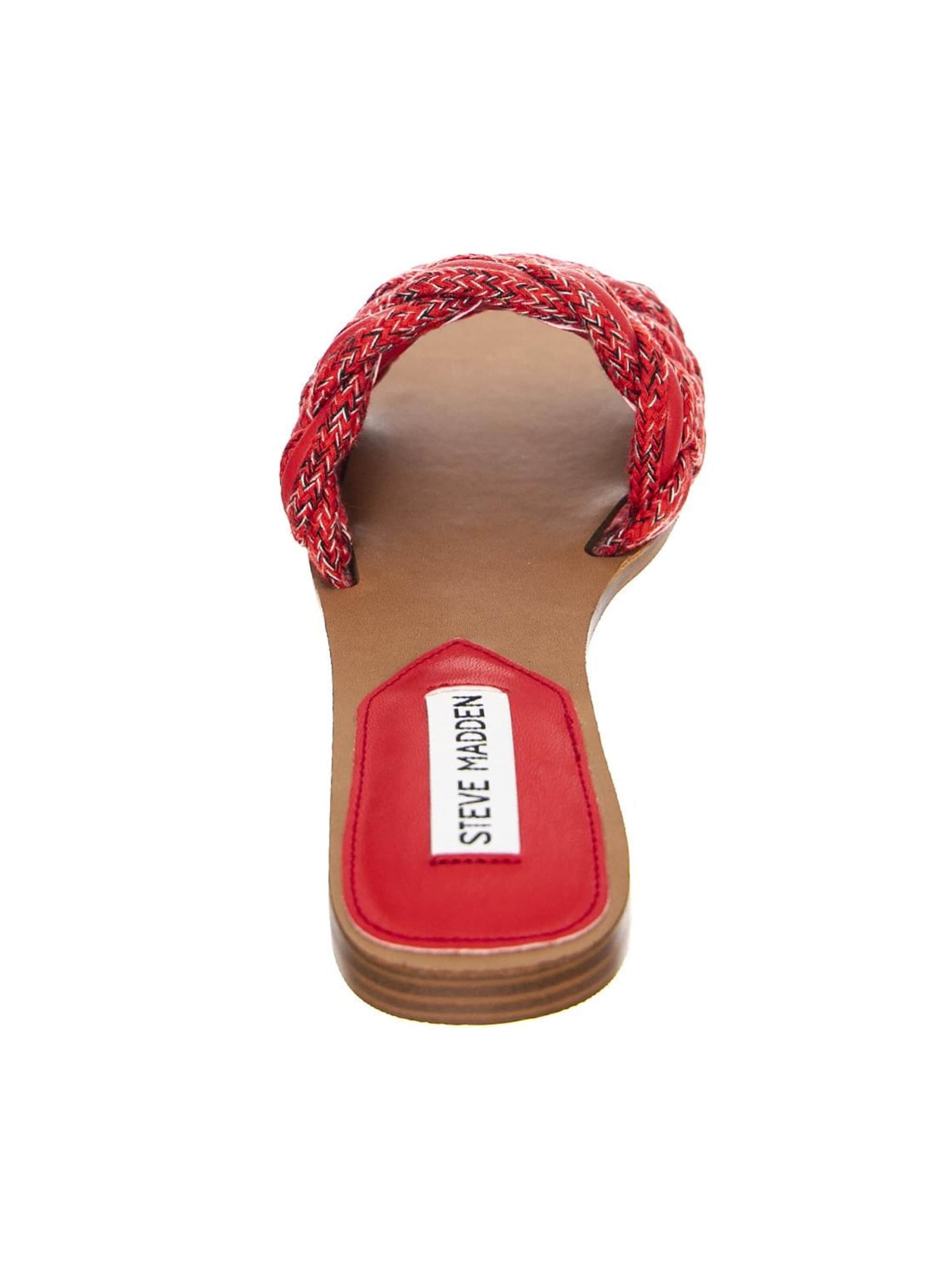 STEVE MADDEN Klapki 'Womens Nightfall Red Multi Sandals' w kolorze czerwony