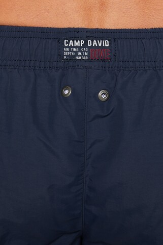 CAMP DAVID Badeshorts in Blau