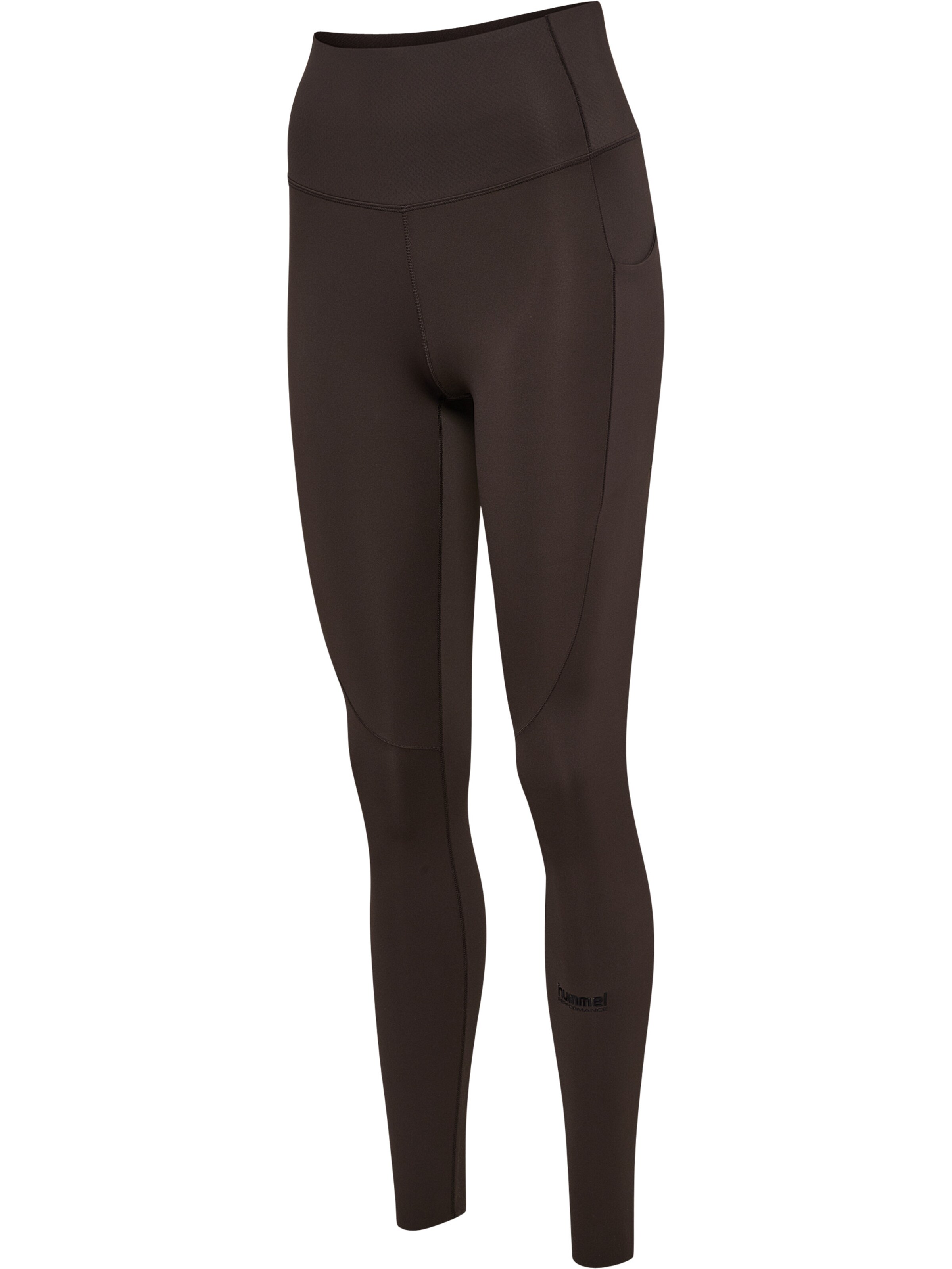 Hummel Skinny Workout Pants in Brown