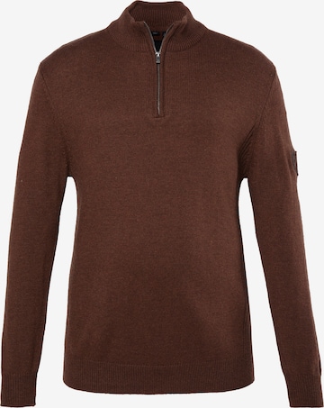 JP1880 Pullover in Braun: Vorderseite