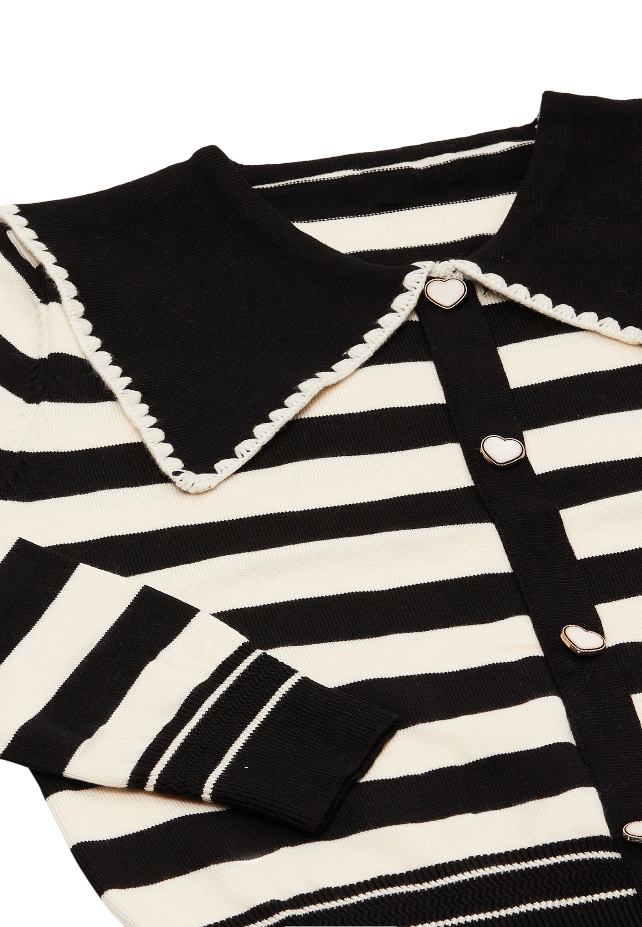 NAEMI - Casaco de malha em preto