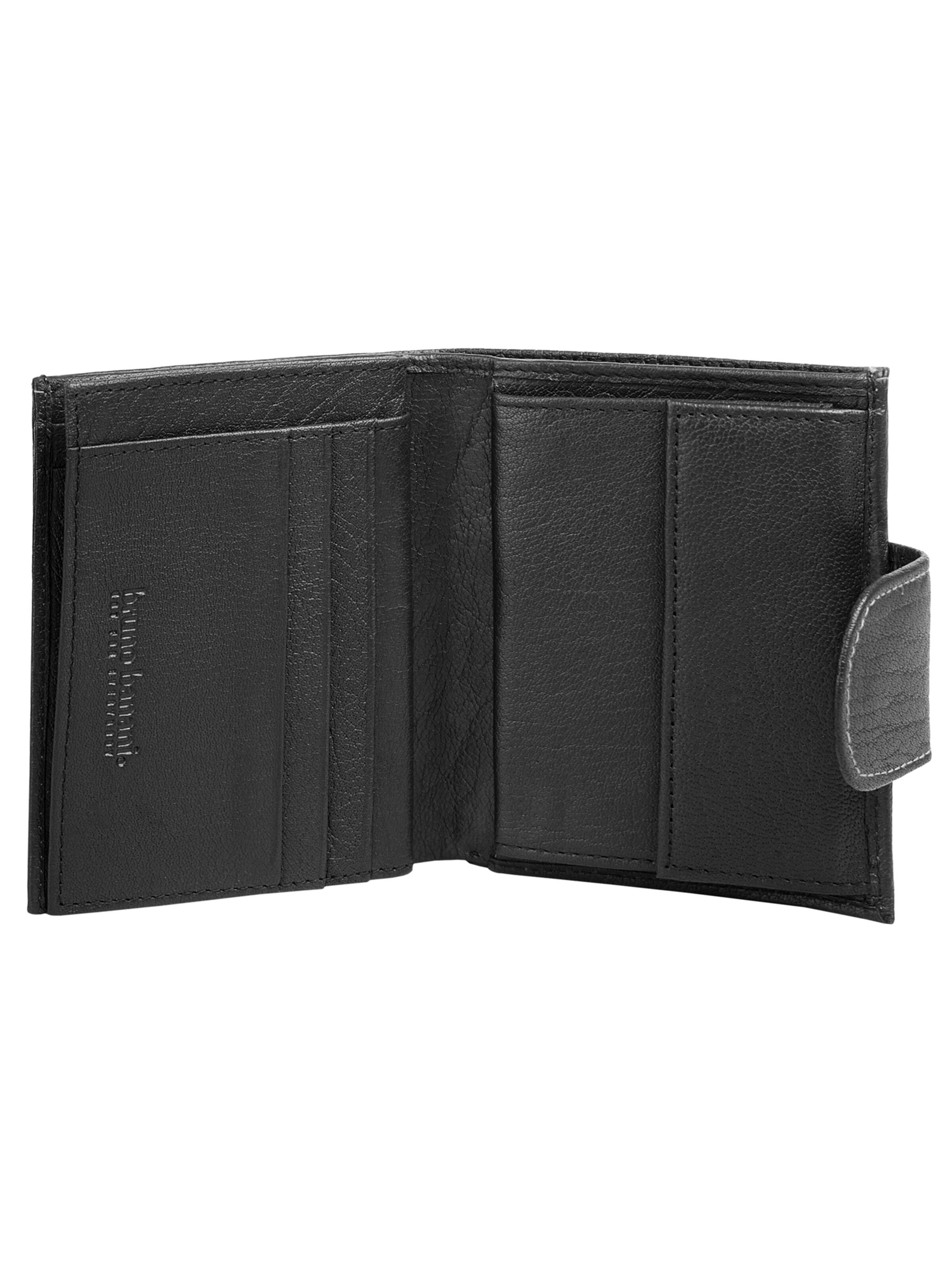 Bruno Banani Portemonnaie 'Bruno Banani Geldbörse'‌‌‌‌‌‌‌ in Schwarz