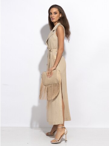 JIORO Clutch 'ESSENTIALS' in Beige