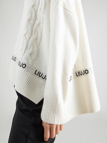 Liu Jo Sweater 'Maglia Chiusa' in Beige