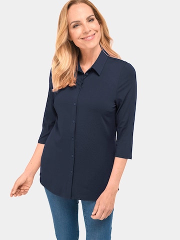 Goldner Blouse in Blauw: voorkant