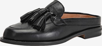 INUOVO Classic Flats in Black: front