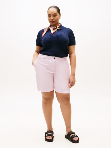 Tommy Hilfiger Curve Обычный Брюки-чинос в Лиловый