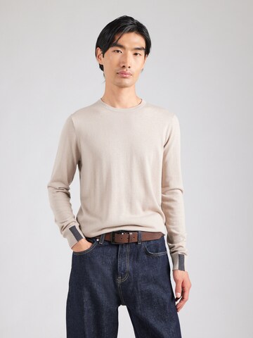 Pull-over 'MMGAdam' MOS MOSH en beige : devant