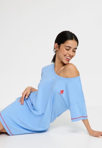 LSCN by LASCANA - Camisola de pijama em azul