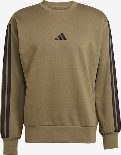 M dydžio Sportinio tipo megztinis iš ADIDAS SPORTSWEAR, spalva – rusvai žalia / juoda, Prekių apžvalga